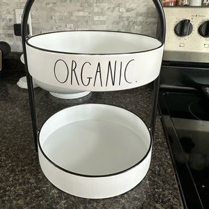 Rae Dunn two tier tray